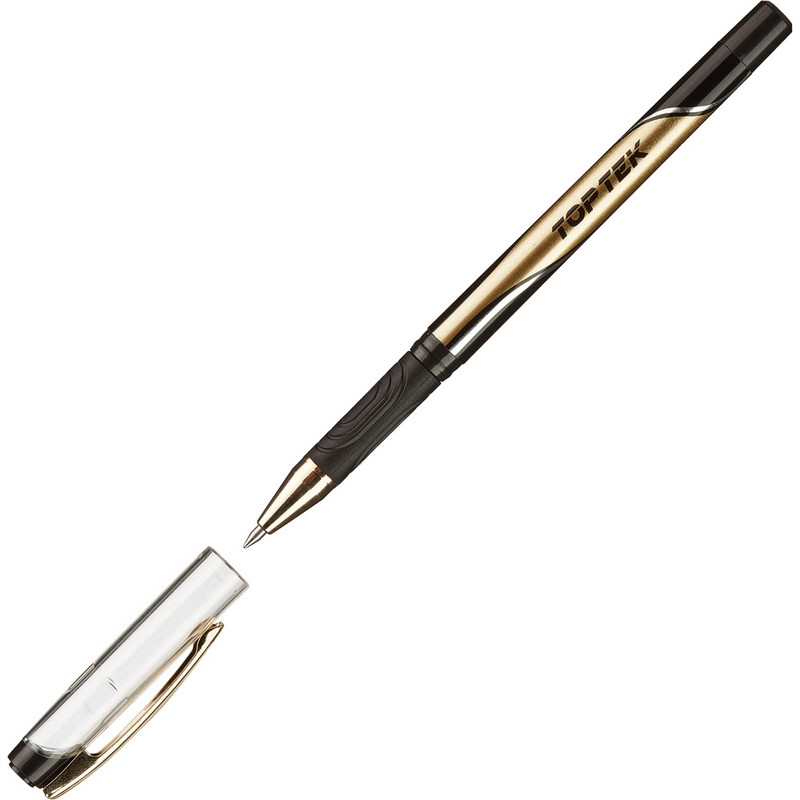 Ручка гелевая неавтоматическая Unimax Top Tek Gel stick Gold DC 0,3мм, черн оптом