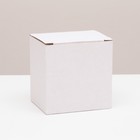 Коробка под кружку, без окна, белая 12 х 9,5 х 12 см оптом