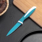 Нож кухонный с антиналипающим покрытием "Симпл" лезвие 9,5 см, цвета МИКС оптом