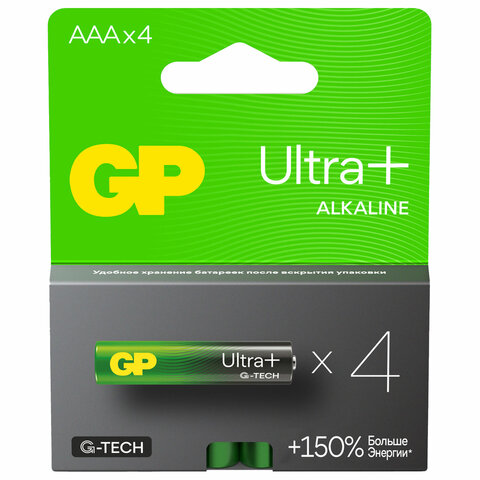   4 ., GP Ultra Plus, AAA (LR03, 24 ), , , 24AUPNEW-2CR4 