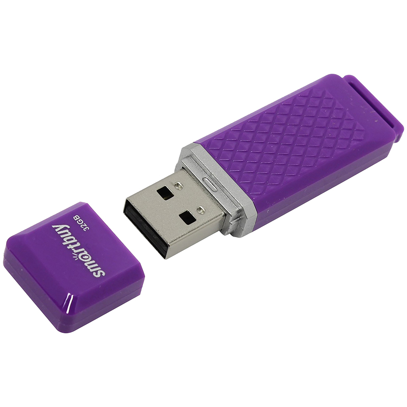 Память Smart Buy "Quartz"  8GB, USB 2.0 Flash Drive, фиолетовый оптом