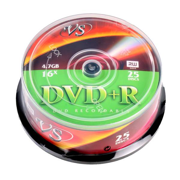  DVD+RW VS 4,7  4 CB/25  