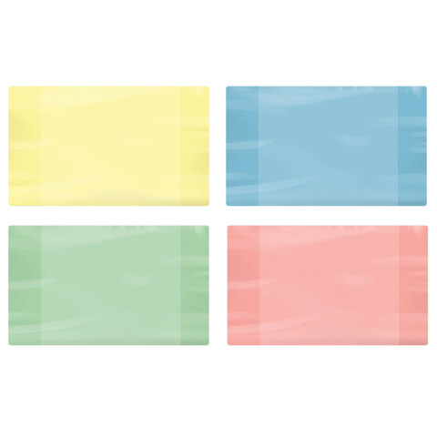 Обложка ПВХ для тетради и дневника ПИФАГОР, цветная, плотная, 100 мкм, 210х350 мм, 227480 оптом