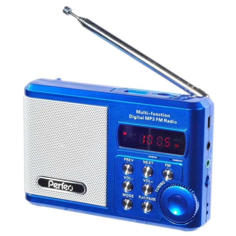  Perfeo Sound Ranger, /FM/MP3/USB/TF,  (SV922BLU) 
