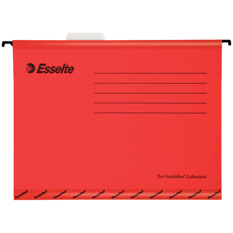 Подвесная папка Esselte "Pendaflex Standart", А4, картон, 205г/м2, красная оптом