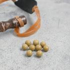 Набор шариков для рогатки d=10мм (100шт) из глины, микс оптом