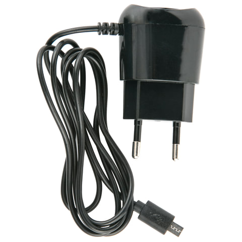 Зарядное устройство сетевое (220 В) RED LINE TCP-1A, кабель micro USB 1 м, выходной ток 1 А, черное, УТ000010348 оптом