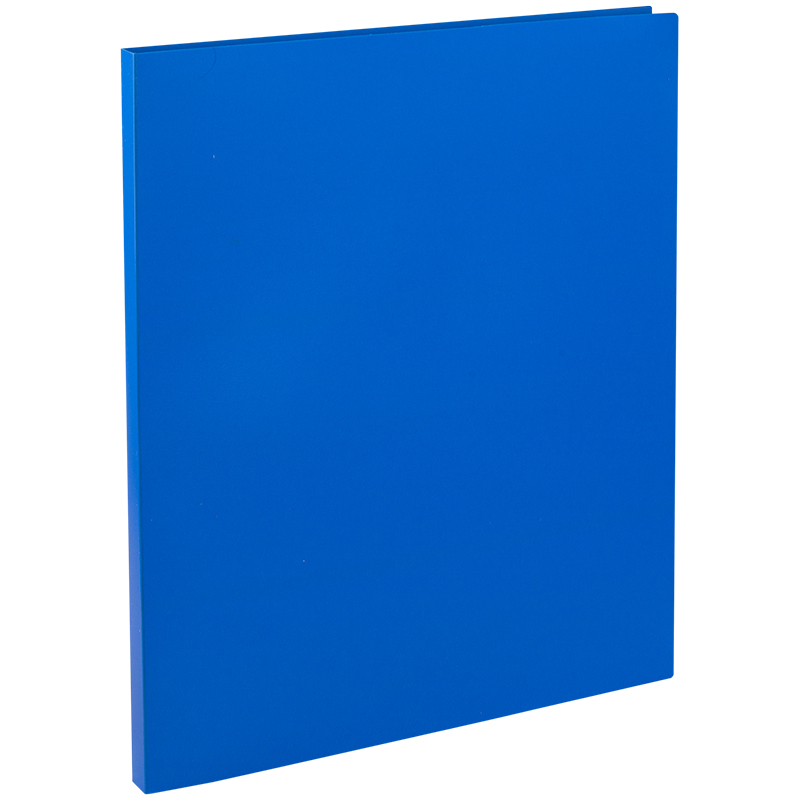 Папка с боковым зажимом OfficeSpace А4, 14мм, 450мкм, пластик, синяя оптом