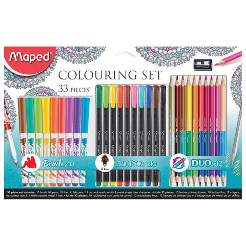    MAPED "Colouring Set", 10 , 10  , 12   , , 897417 