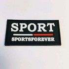 Нашивка «Sports forever», силиконовая, 4,5 х 2 см оптом