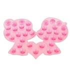 Мини-коврик для ванны «Поцелуй», 8?12 см, цвет МИКС оптом