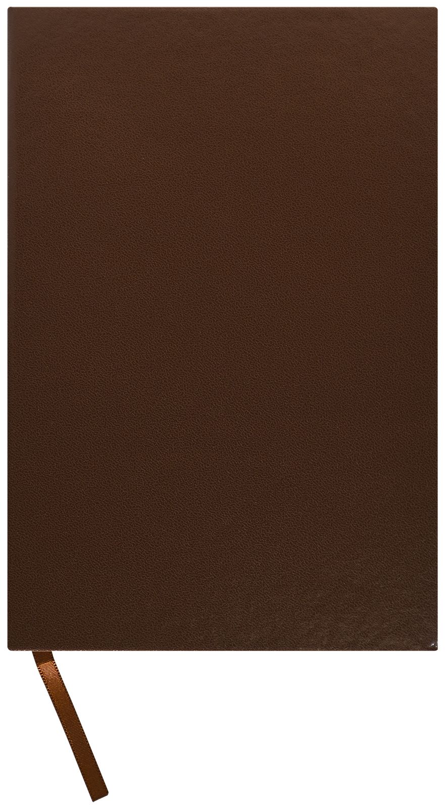 Ежедневник А5 недатированный LITE DERBI 136 листов коричневый, твердая обложка, с закладкой-ляссе оптом