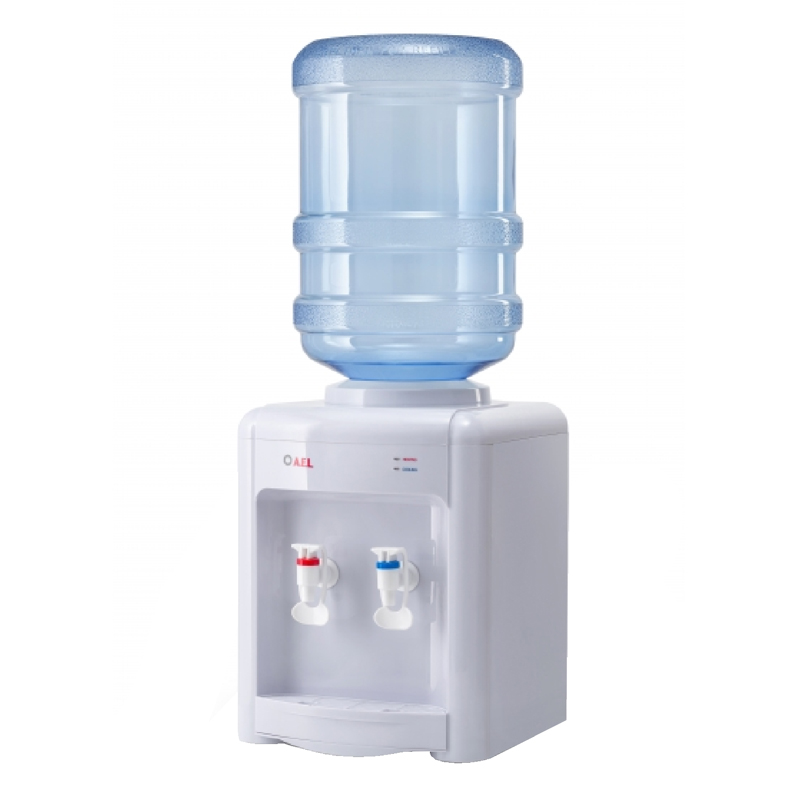 Кулер для воды настольный AEL TD-AEL-340 v.2, нагрев/охлаждение электрон., белый оптом