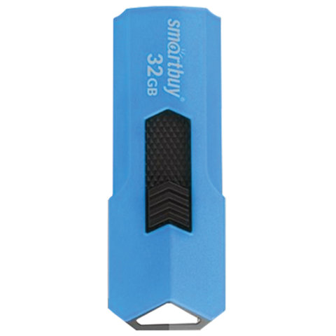Флеш-диск 32 GB SMARTBUY Stream USB 2.0, синий, SB32GBST-B оптом