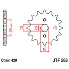 Звезда ведущая JTF563-13, F563-13, JT sprockets оптом