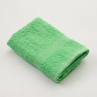 Полотенце махровое «Экономь и Я» 30х30 см, цвет светло-зелёный оптом