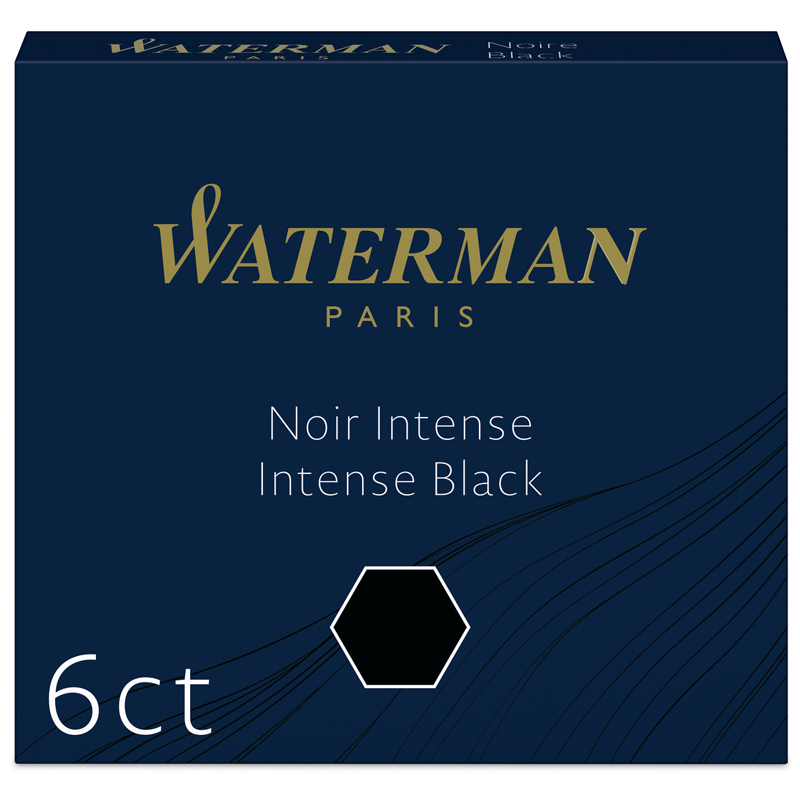 Картриджи чернильные Waterman International, черный, 6шт., картонная коробка оптом