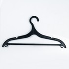 Вешалка-плечики для одежды, размер 46-48, цвет чёрный оптом