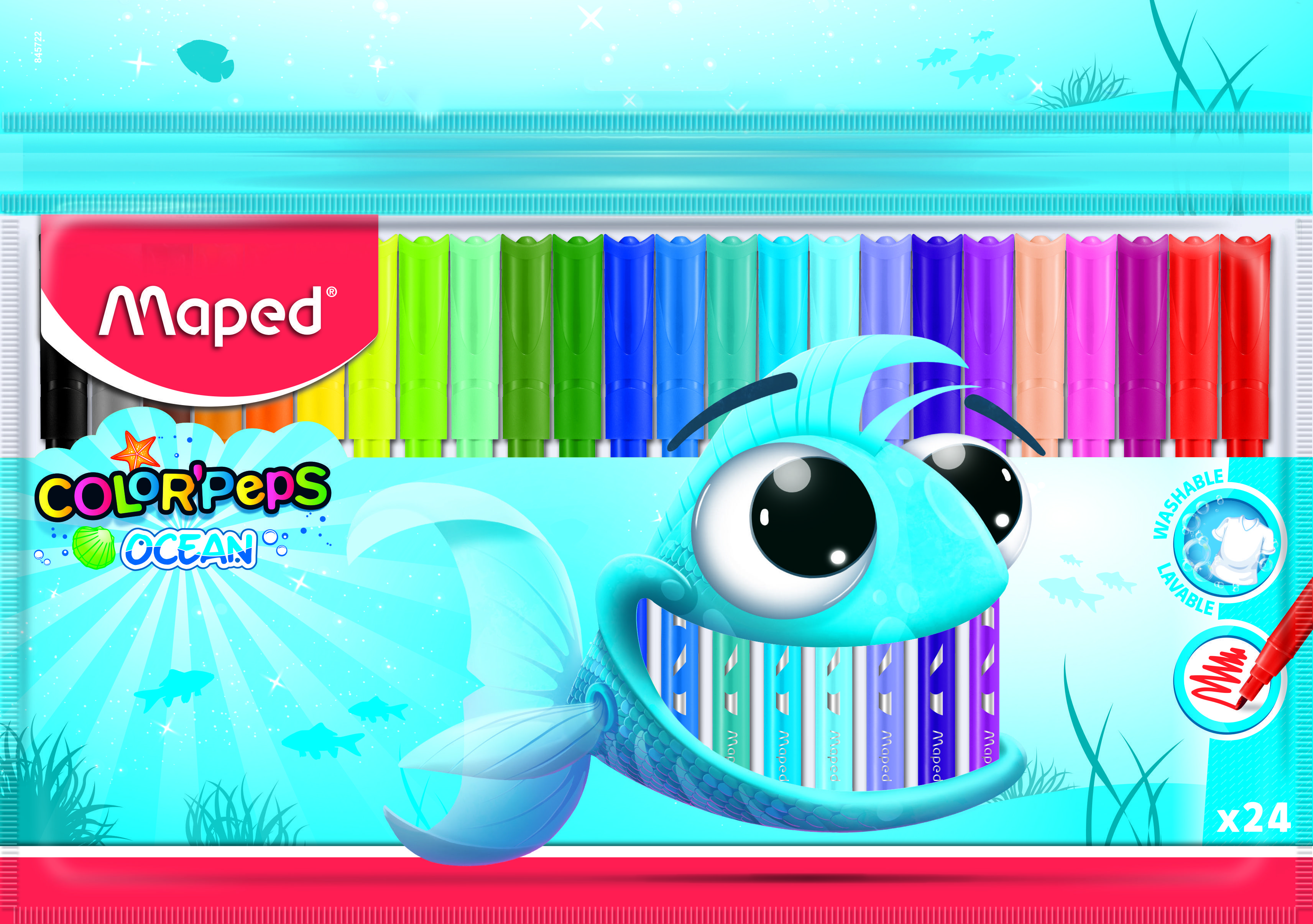  MAPED COLOR'PEPS OCEAN     -   ,    24  