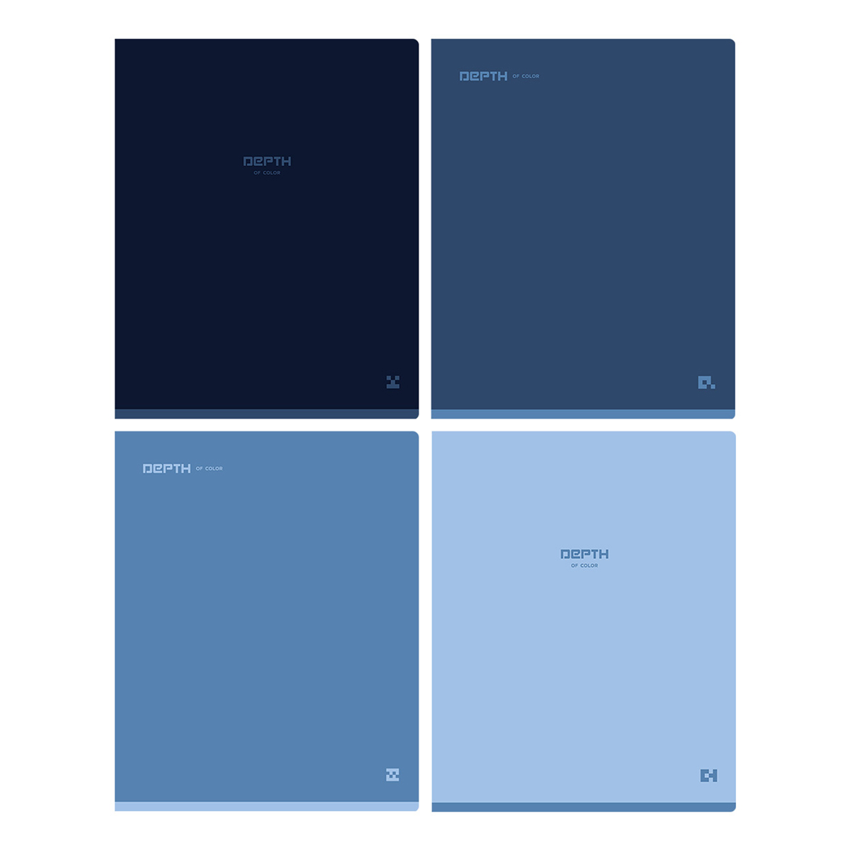  48., 5,  BG "Monocolor. Blue", soft-touch  