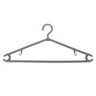Вешалка-плечики для одежды малая, размер 44-48, цвет серый оптом