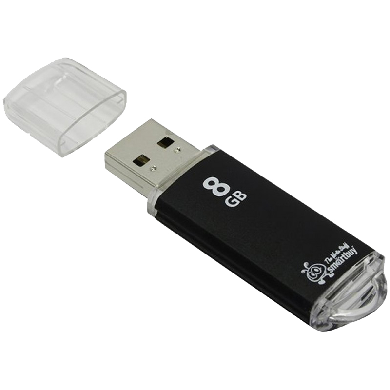  Smart Buy "V-Cut"  8GB, USB 2.0 Flash Drive,  (.  ) 