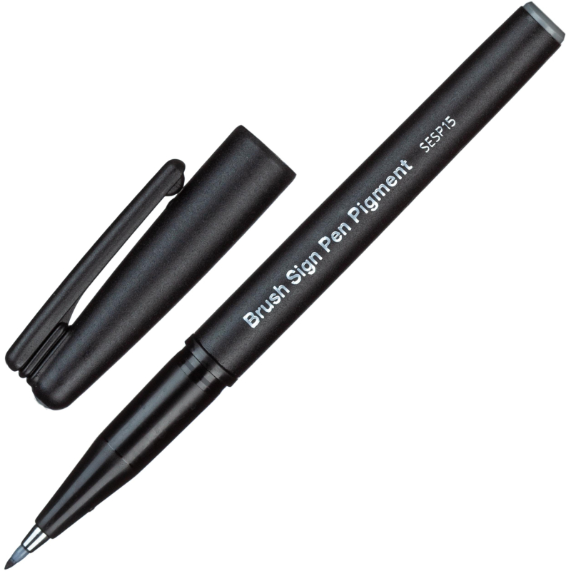  -  . Pentel Brush Sign Pen Pigment  SESP15-SP 