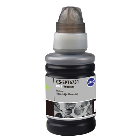 Чернила CACTUS (CS-EPT6731) для СНПЧ EPSON L800/L810/L850/L1800, черные, 0,1 л оптом