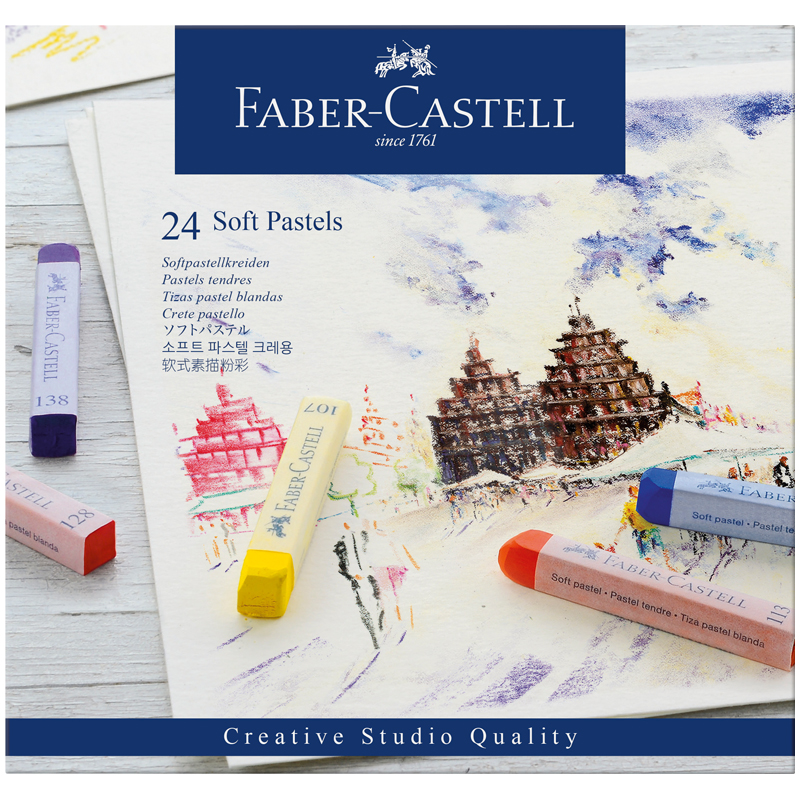  Faber-Castell "Soft pastels", 24 , .  