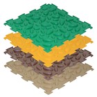 Массажный коврик - пазл, 1 модуль «Орто. Шишки мягкие», цвета МИКС оптом