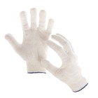 Перчатки, х/б, вязка 10 класс, 6 нитей, размер 9, без покрытия, белые оптом