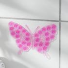 Мини-коврик для ванны «Ажурная бабочка», 9?11,5 см, цвет МИКС оптом