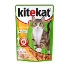Влажный корм Kitekat для кошек, курица в соусе, пауч 85 г оптом