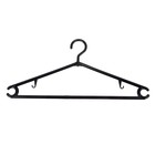 Вешалка-плечики для одежды малая, размер 44-48, цвет чёрный оптом