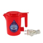 Чайник электрический "Капелька", пластик, 0.5 л, 600 Вт, красный оптом