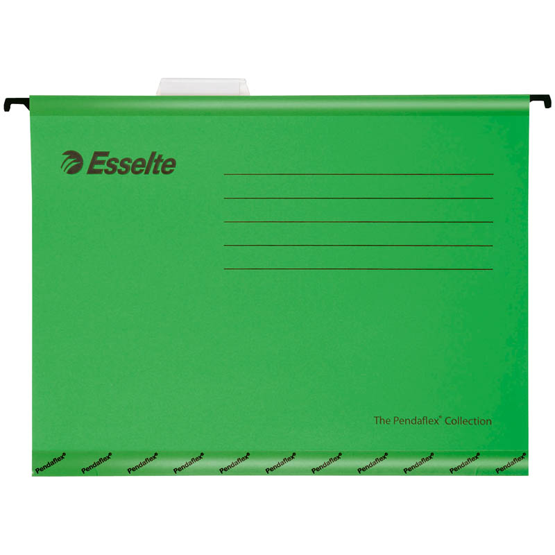Подвесная папка Esselte "Pendaflex Standart", А4, картон, 205г/м2, зеленая оптом
