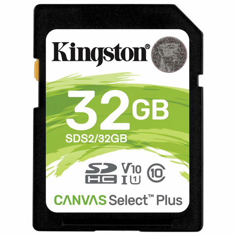  SDHC 32GB KINGSTON Canvas Select Plus UHS-I U1, 100 / (class 10), SDS2/32GB 