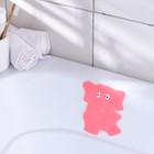 Мини-коврик для ванны «Слон», 11?14 см, цвет розовый оптом