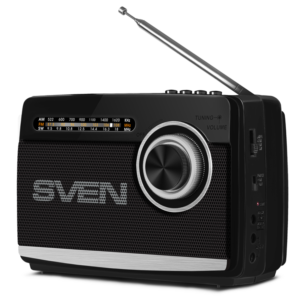    Sven SRP-535, 3W, FM/AM/SW, USB, microSD, , ,  
