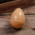 Искусственное яйцо, фасовка 5 шт., коричневое оптом