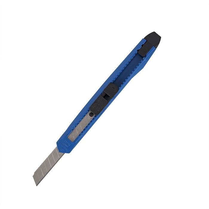 Нож канцелярский LITE  9 мм пластик фиксатор ассорти оптом