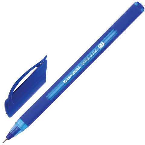    BRAUBERG "Extra Glide Soft Blue", ,  0,7 ,   0,35 , 142926 