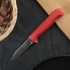 Нож кухонный «Элегант» для овощей, лезвие 7,5 см, с красной ручкой оптом