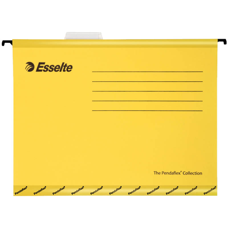 Подвесная папка Esselte "Pendaflex Standart", А4, картон, 205г/м2, желтая оптом
