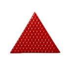 Наклейка на авто, светоотражающая, треугольник 5x5 см, красный оптом