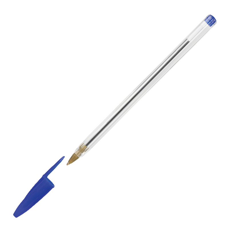 Ручка шариковая OfficeSpace "LC" синяя, 0,7мм, штрих-код оптом