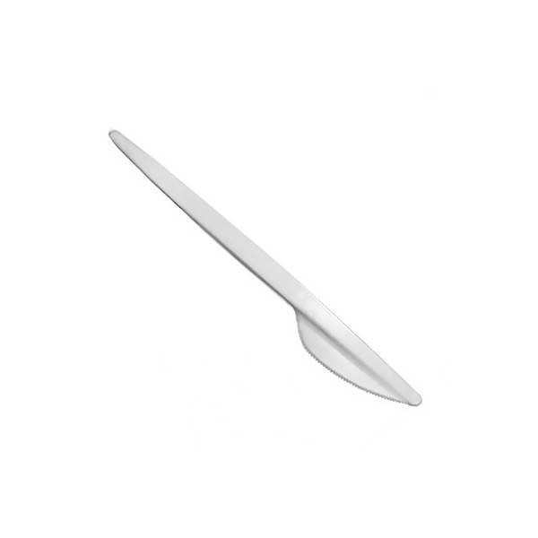 Нож однораз. столовый 165 мм белый оптом