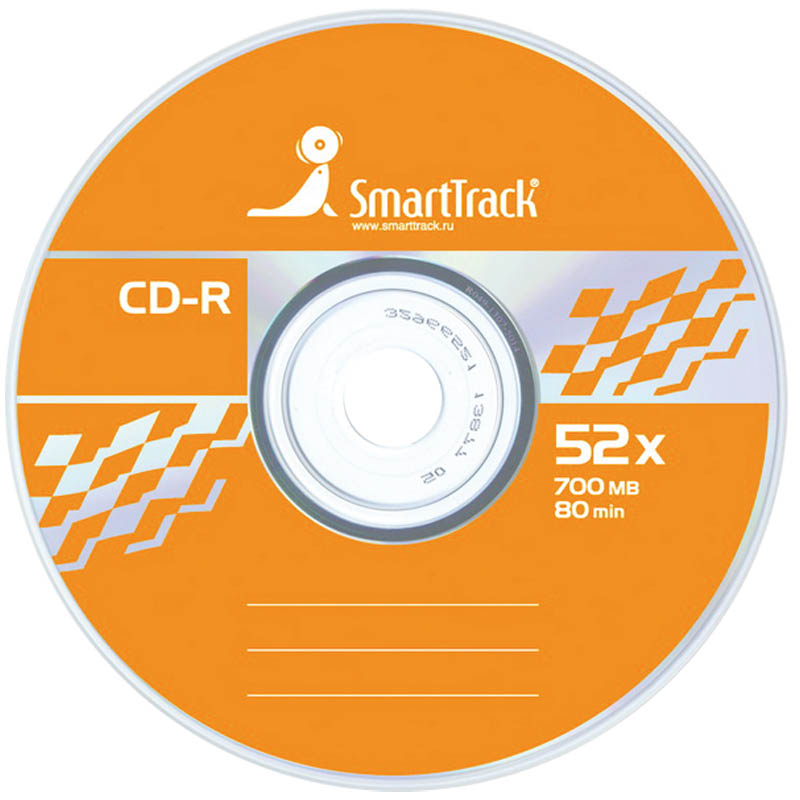  CD-R 700Mb Smart Track 52x Cake Box (50) 
