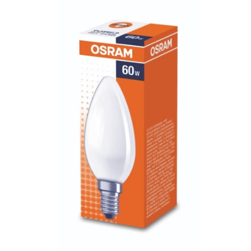 Лампа накаливания OSRAM CLAS B FR 60W 230V E14 оптом