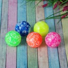 Мяч каучуковый «Пёстрый», 4,1 см, цвета МИКС оптом